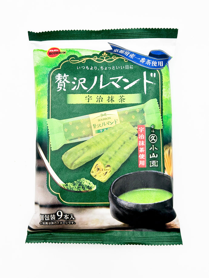 JP BOURBON Lumonde Uji Matcha Crepe Cookies