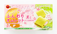 JP BOURBON Sakura Matcha Cream Omelete Softcake