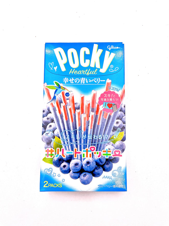 JP GLICO Pocky ( Heartblue Blueberry )