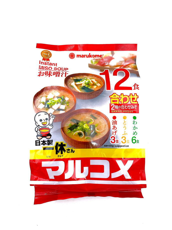 JP MARUKOME Instant Miso Soup Original ( 12packs )