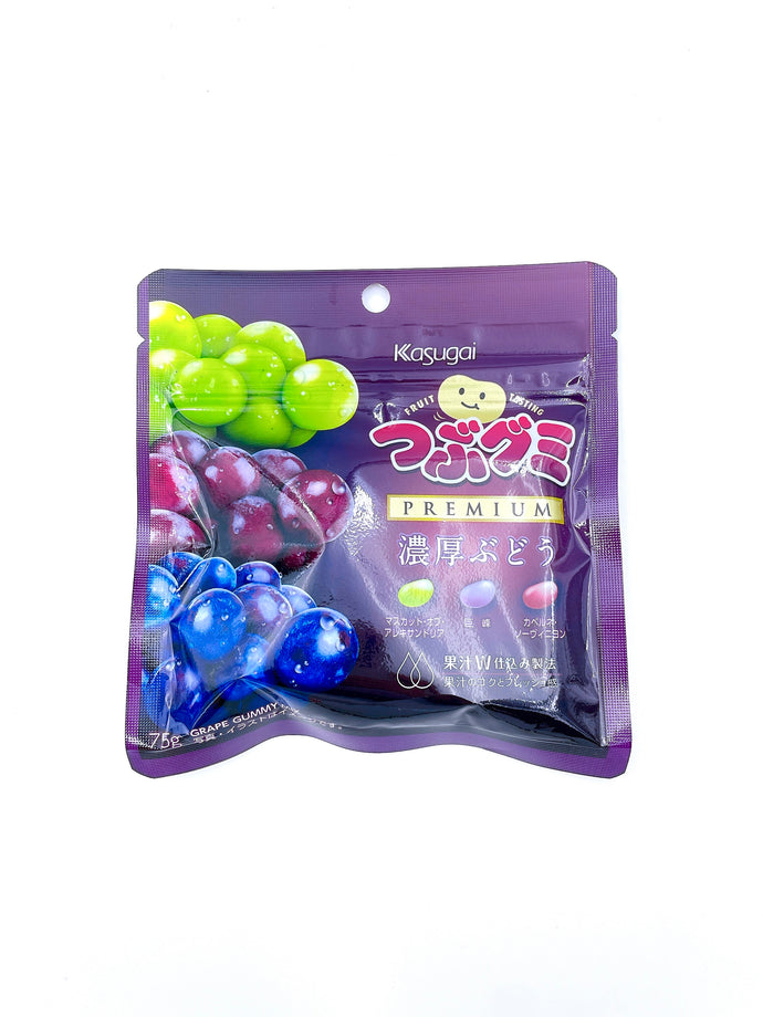 JP KASUGAI Premium Fruits Jelly Gummy ( Mixed Grapes )