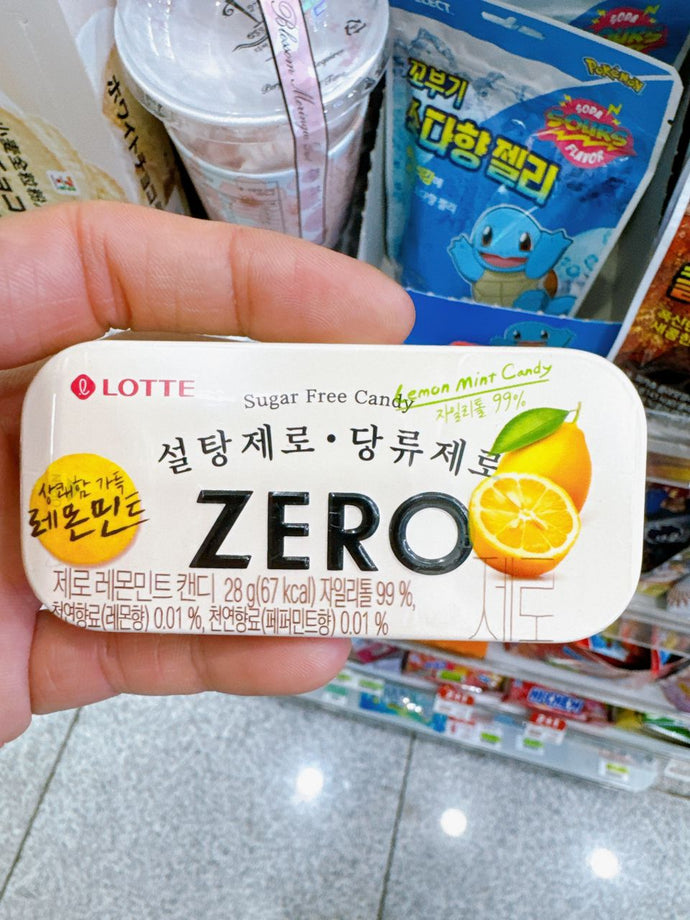 KR LOTTE Series Lemon Mint Candy ( Sugar Free Candy 无糖 )