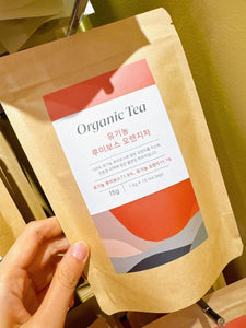 KR Organic Tea / 韓國有機茶包 / 有機路易波斯橙抗酸茶 10pcs