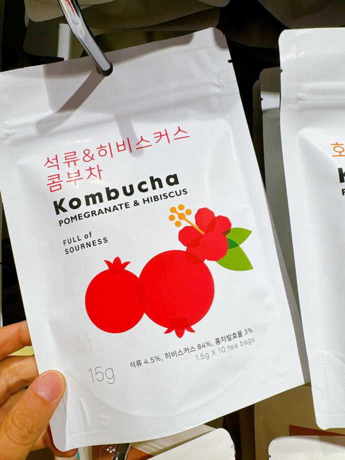 KR Kombucha Bag / 韓國健康昆布茶包 / Pomegranate Hibiscus 紅石榴木槿花茶 10pcs