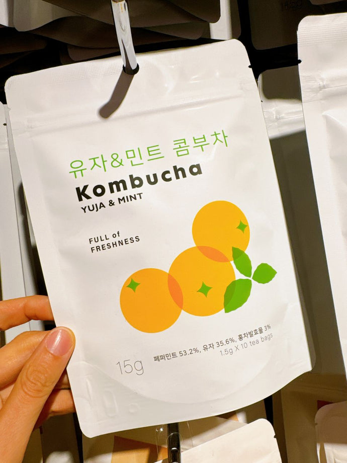 KR Kombucha Tea Bag / 韓國健康昆布茶包 / Yuzu Mint 柚子薄荷 10pcs