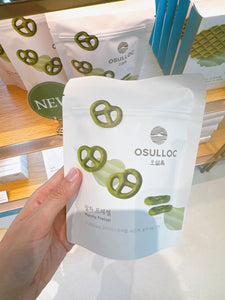 KR 韓國濟州雪綠茶園 Osulloc Tea Musuem / OSULLOC MATCHA PRETZEL / 濟州綠茶威