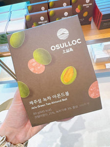 KR 韓國濟州雪綠茶園 Osulloc Tea Musuem / JEJU GREEN TEA ALMOND BALL / 濟州綠茶杏仁巧克力球