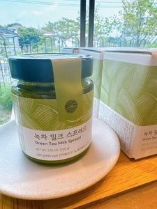 KR 韓國濟州雪綠茶園 Osulloc Tea Musuem / JEJU GREEN TEA MILK SPREAD / 濟州濃郁綠茶牛乳醬