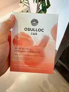 KR 韓國濟州雪綠茶園 Osulloc Tea Musuem / Fruits Series Blended Cold Brew Tea / SUNSET Peach Cold Brew Tea Bags 茶包 / 20pc