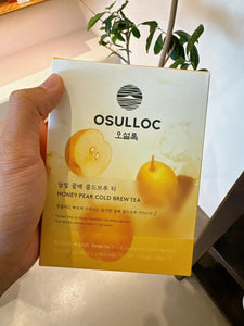 KR 韓國濟州雪綠茶園 Osulloc Tea Musuem / Fruits Series Blended Cold Brew Tea / Honey Pear Cold Brew Tea Bags 茶包 / 20pc