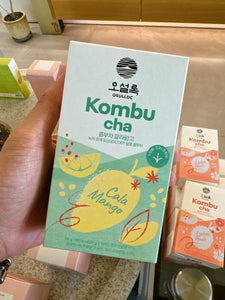 KR 韓國濟州雪綠茶園 Osulloc Tea Musuem / Fruits Series Kombu Cha Low Carb Cala Mango Tea 低卡芒果昆布茶 / 茶包Tea Bags / 10pc