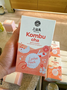 KR 韓國濟州雪綠茶園 Osulloc Tea Musuem / Fruits Series Kombu Cha Low Carb Lychee Peach Tea 低卡荔枝昆布茶 / 茶包Tea Bags / 10pc