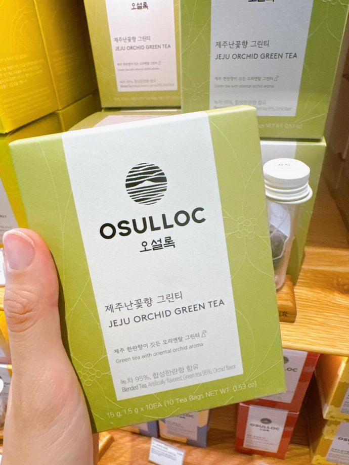 KR 韓國濟州雪綠茶園 Osulloc Tea Musuem / Jeju Orchid Green Tea（蘭花香綠茶）/ 茶包 Tea Bags / 10pc