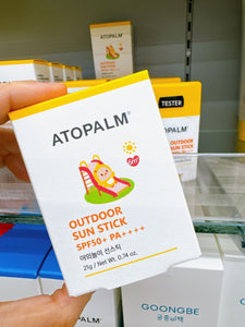 KR 韩国 OLIVE YOUNG Atopalm有機護膚品牌 / Kids Outdoor Sun Stick SPF50+ （ 兒童戶外防曬膏）