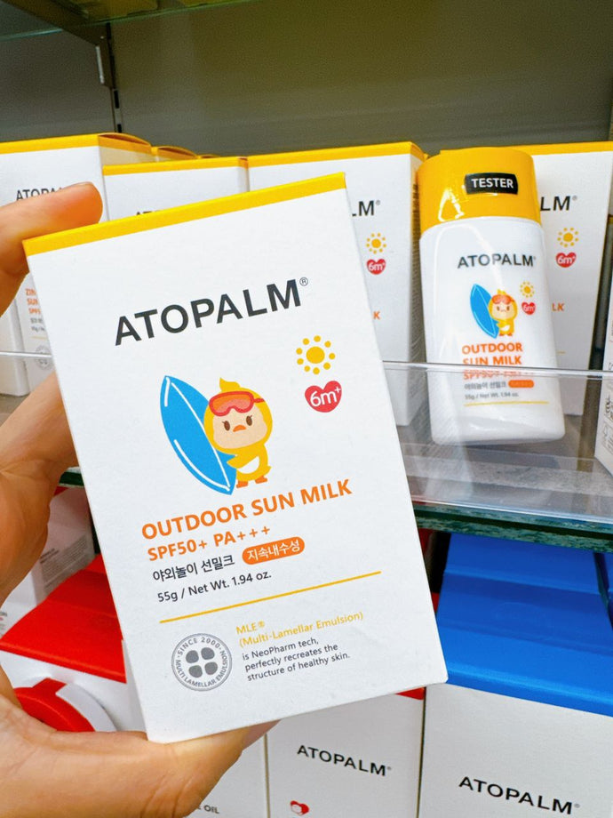 KR 韩国 OLIVE YOUNG Atopalm有機護膚品牌 / Kids Outdoor Sun Milk SPF50+ （ 兒童戶外防曬乳液)