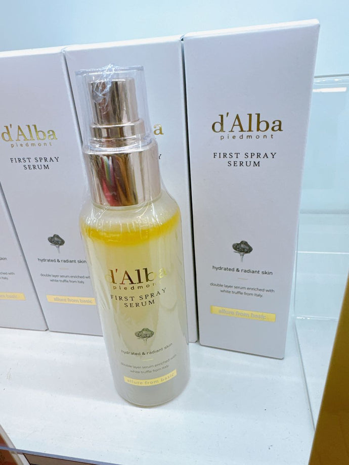 KR 韩国 OLIVE YOUNG  D‘Alba Piedmont First Spray White Truffle Serum 100ml / 精華水光噴霧