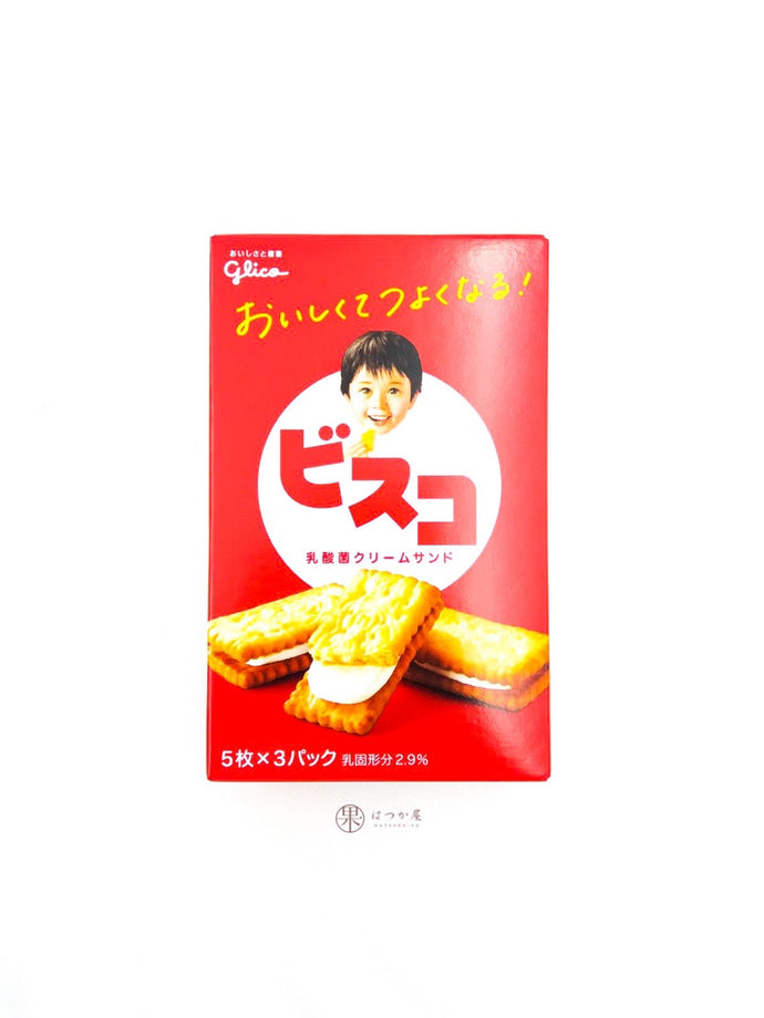 JP GLICO Bisuko Cream Cookies