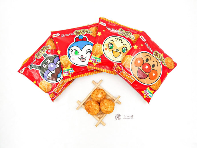 JP KURIYAMA Anpanman Shoyu Rice Cracker ( MINI )