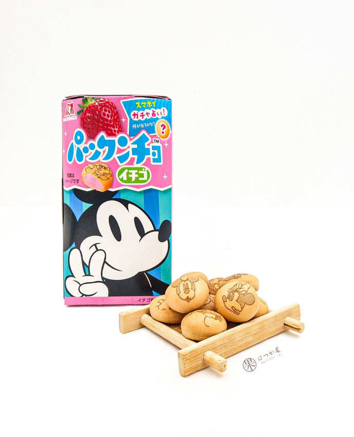 JP MORINAGA Packuncho Ichigo Strawberry Biscuit