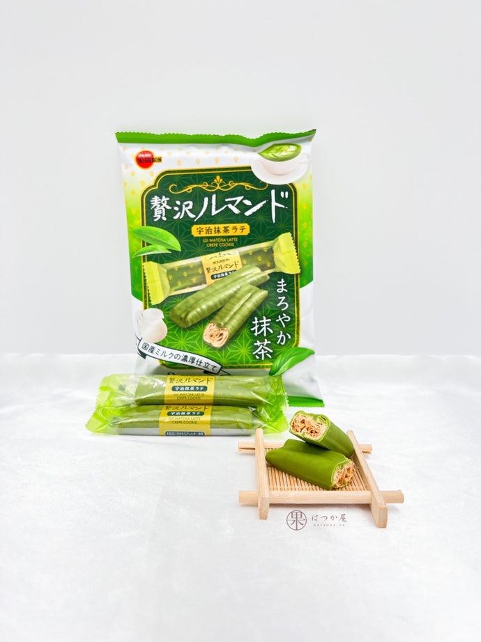 JP BOURBON Uji Matcha Latte Crepe Cookies