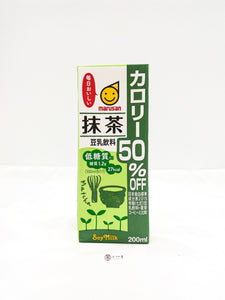 JP MARUSAN Soymilk 200ml ( Matcha -less sugar 50% )