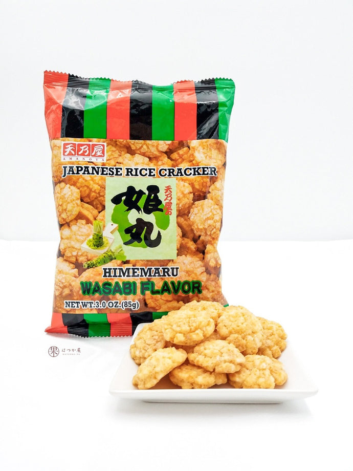 JP HIMEMARU Rice cracker ( Wasabi )