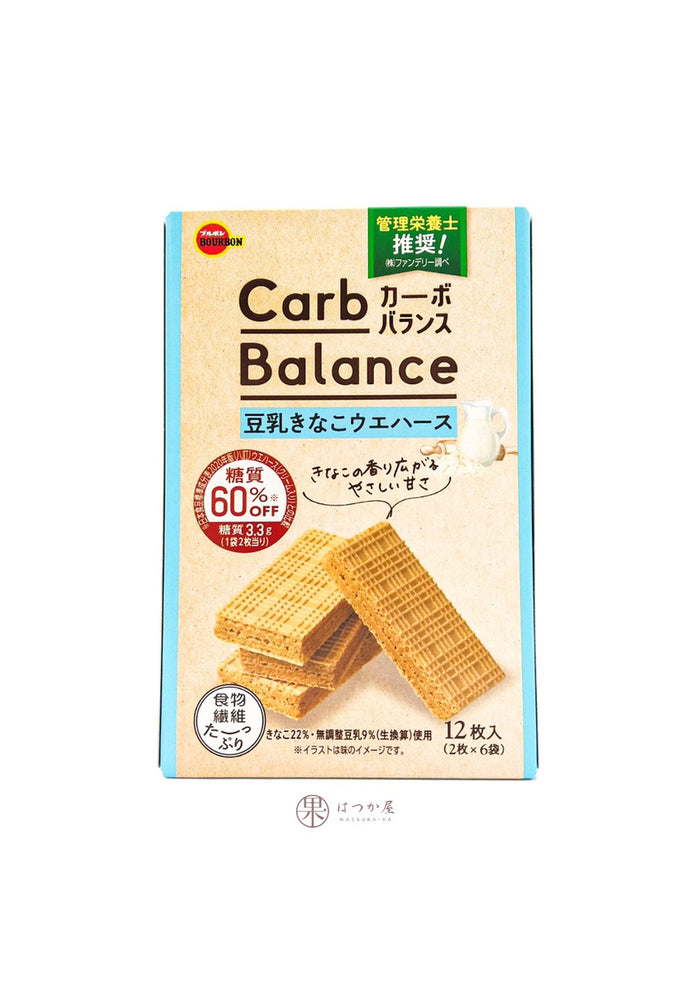 JP BOURBON Carb Balance Soymilk Kinako Wafer